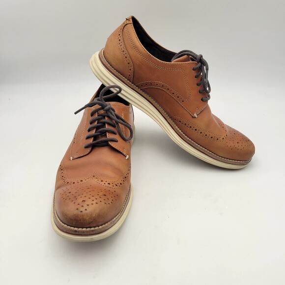 Cole Haan Men\'s Originalgrand Energy Merid SW British Tan Full Leather Sz 11.5 main image 6